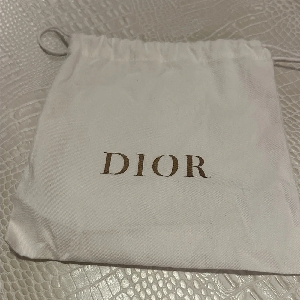 Dior Shiny Black Quilted Wallet